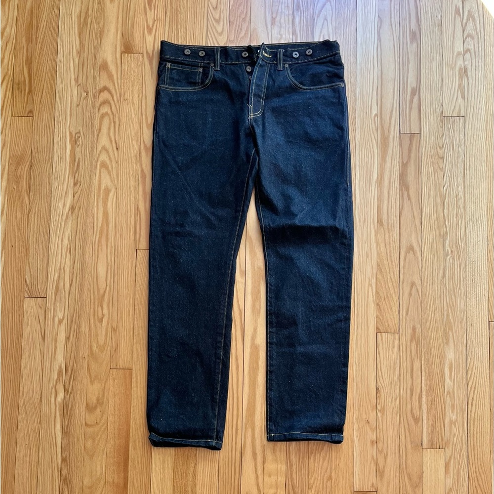 Cheap Monday Blue Straight Jeans Classic Denim